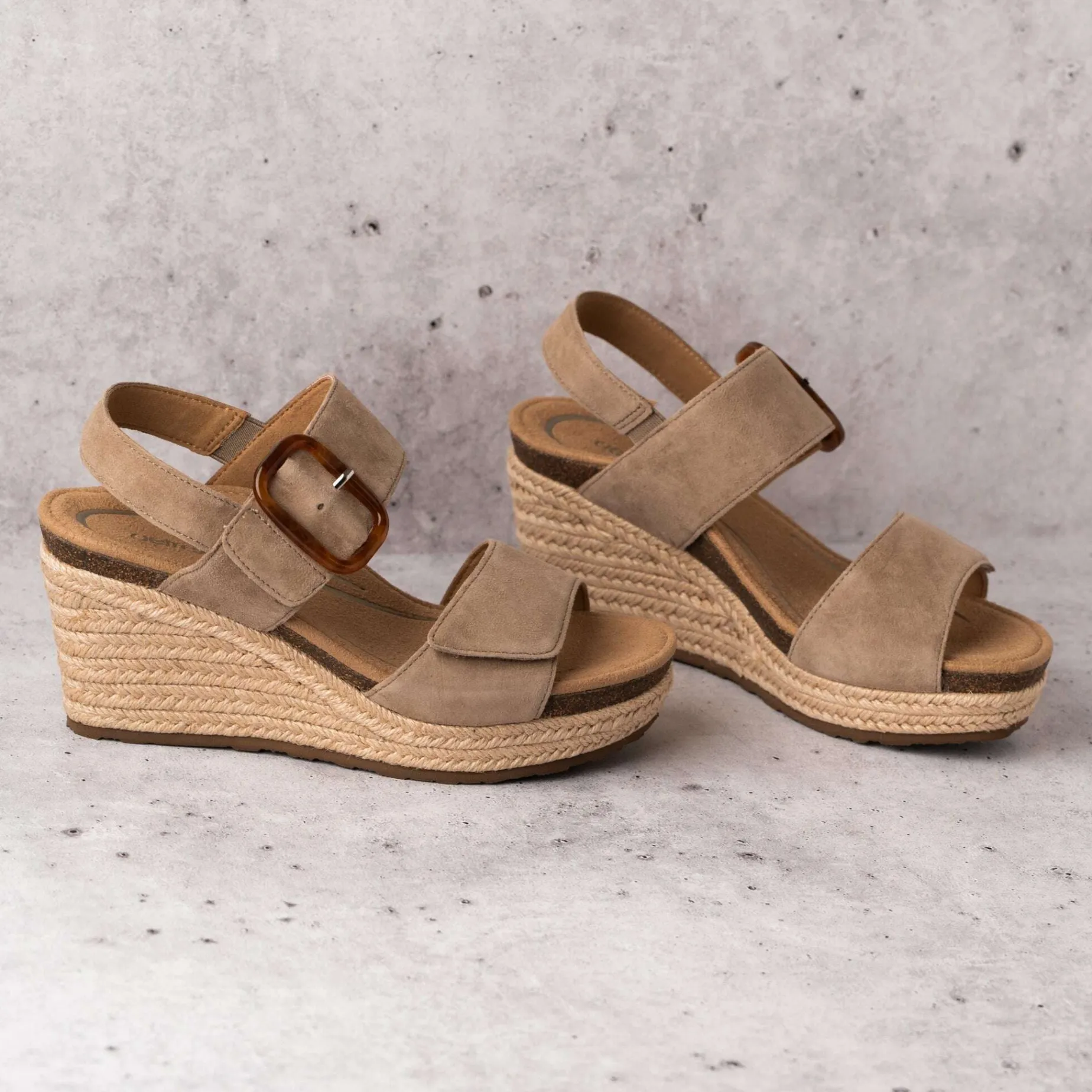 aetrex__ashley_high_wedge_1.webp Aetrex - Ashley High Wedge Comfort Fashion Sandals