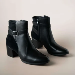 AETREX - Rebecca High Heel Leather Ankle Boot