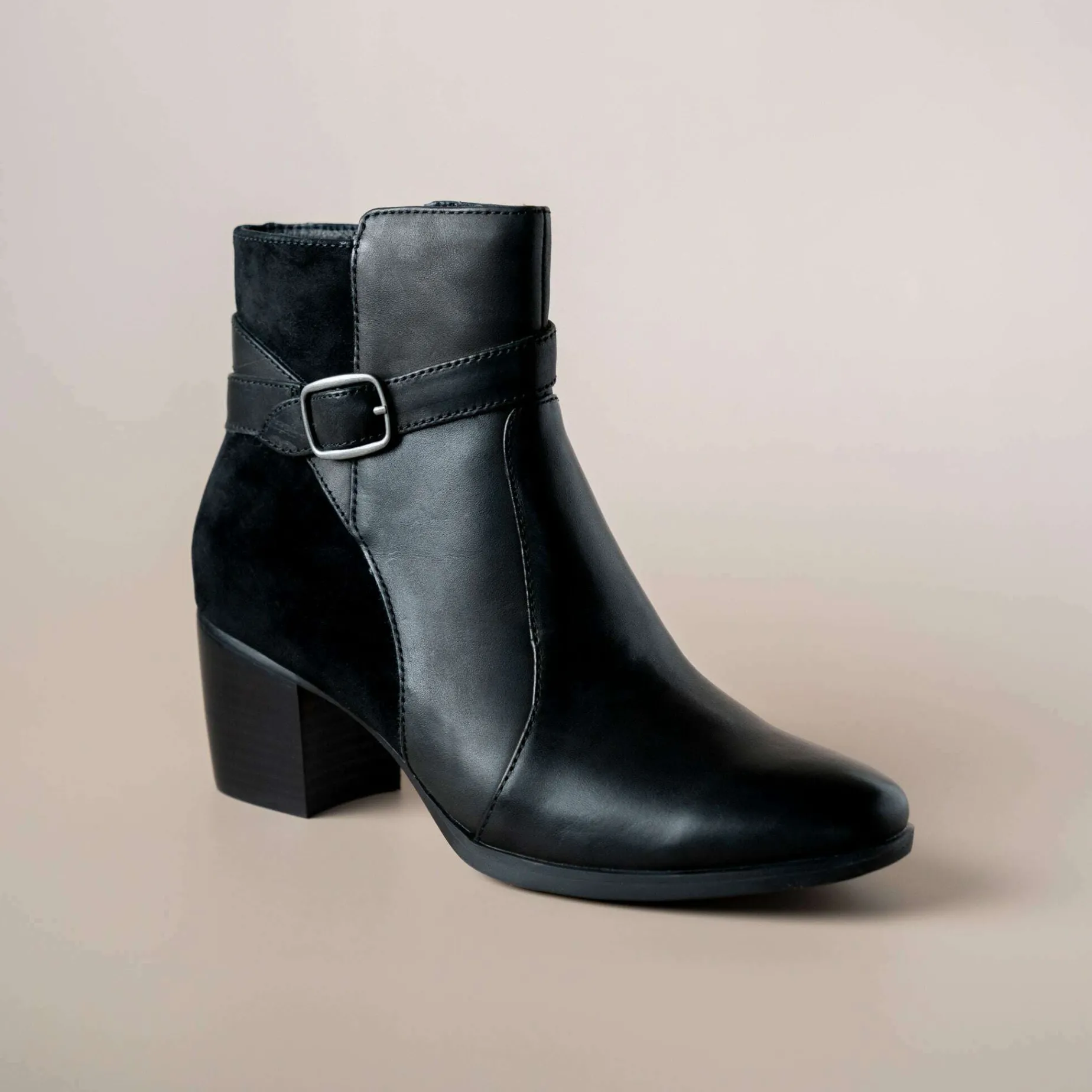 aetrex__rebecca_high_heel_1.webp AETREX - Rebecca High Heel Leather Ankle Boot