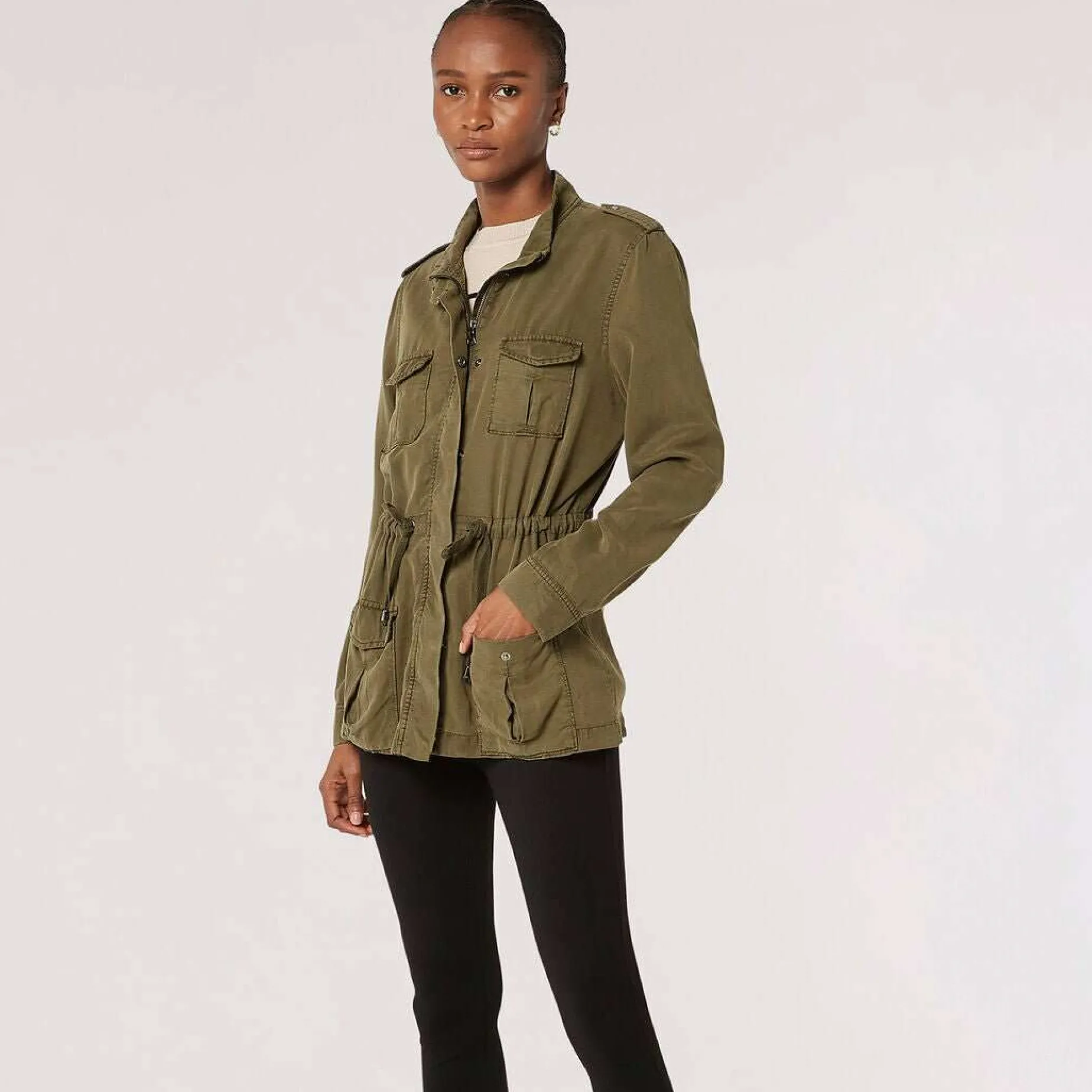 apricot__military_jacket__0.webp Apricot - MILITARY JACKET 4PKT - Military Green