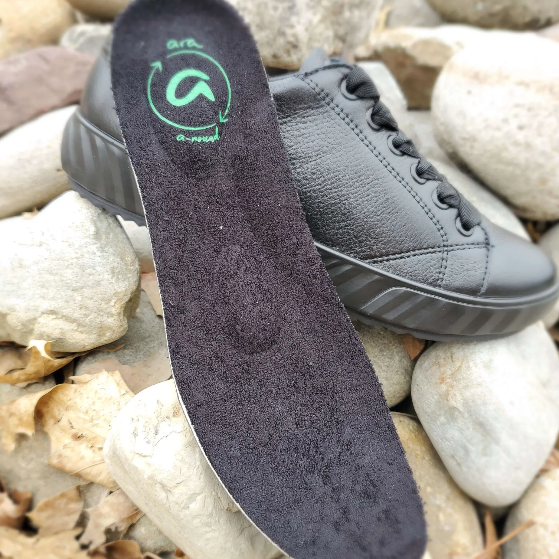 ara__alexandria_womens_bl_1.webp ARA - Alexandria Women's Black Leather Sneaker
