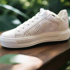 ARA- 23009 Carol White Leather Sneaker