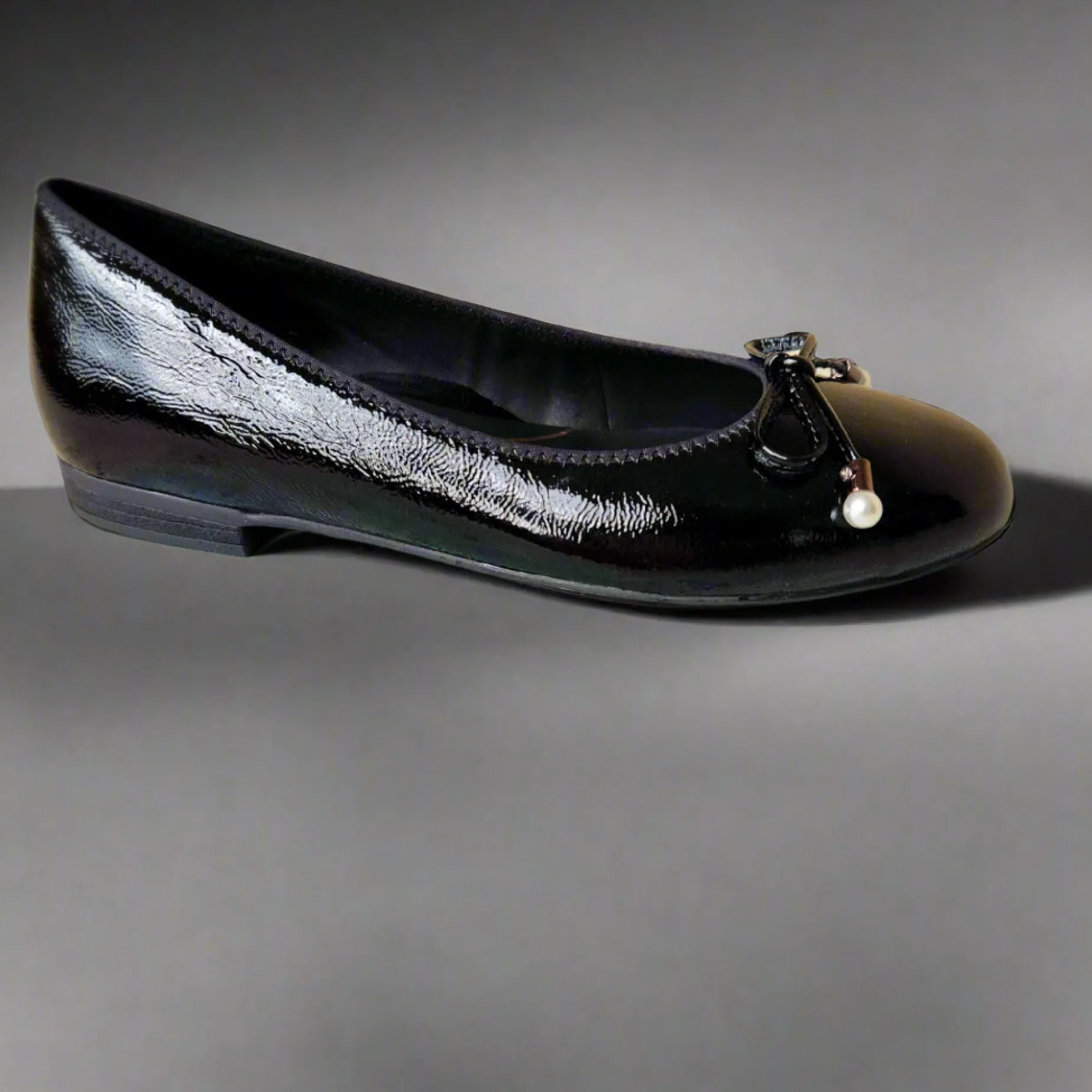 ara__scout_black_patent_l_0.webp Ara - Scout Black Patent Leather Ballet Flat