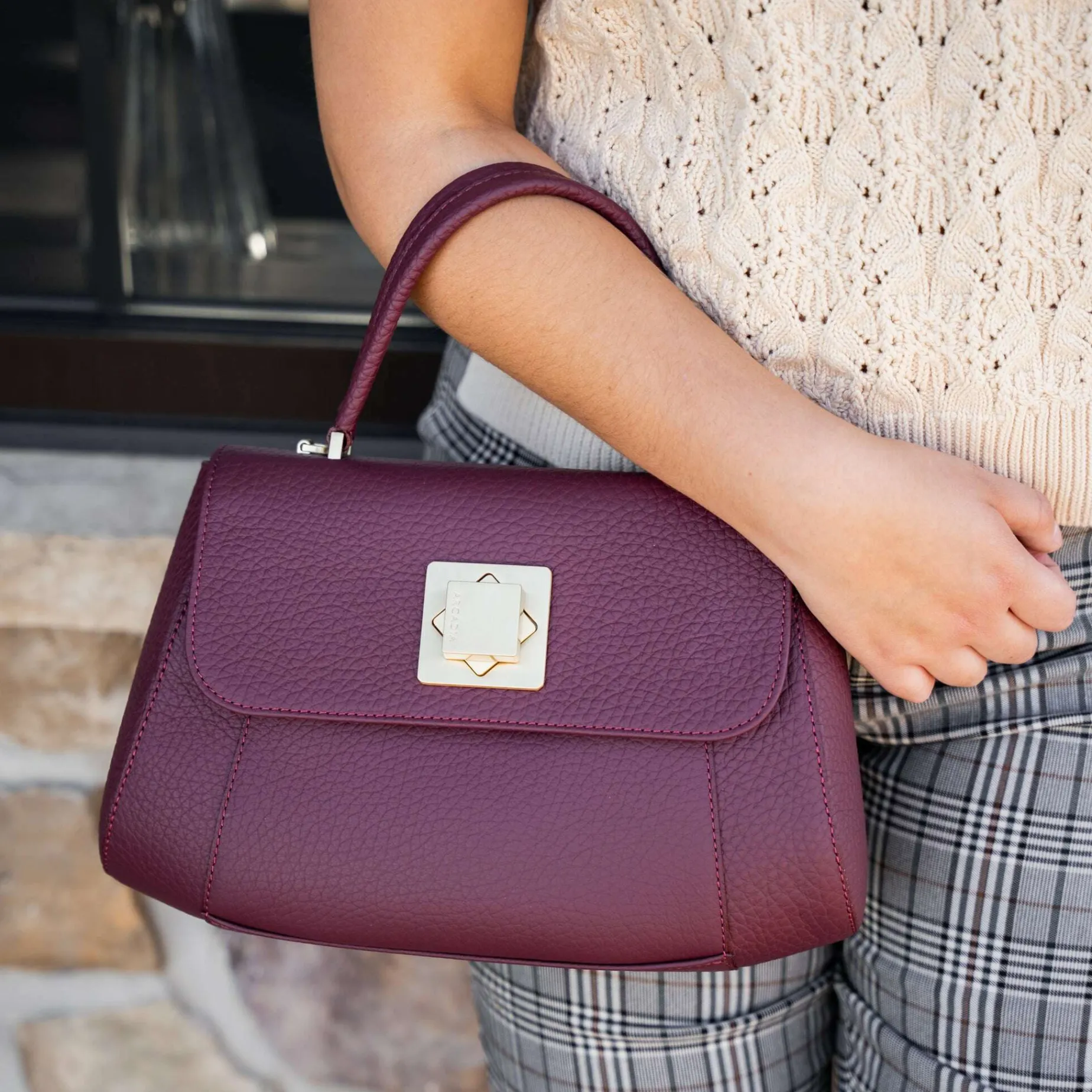 arcadia__bernadette_small_0.webp ARCADIA - Bernadette Small Satchel - Zod Mosta