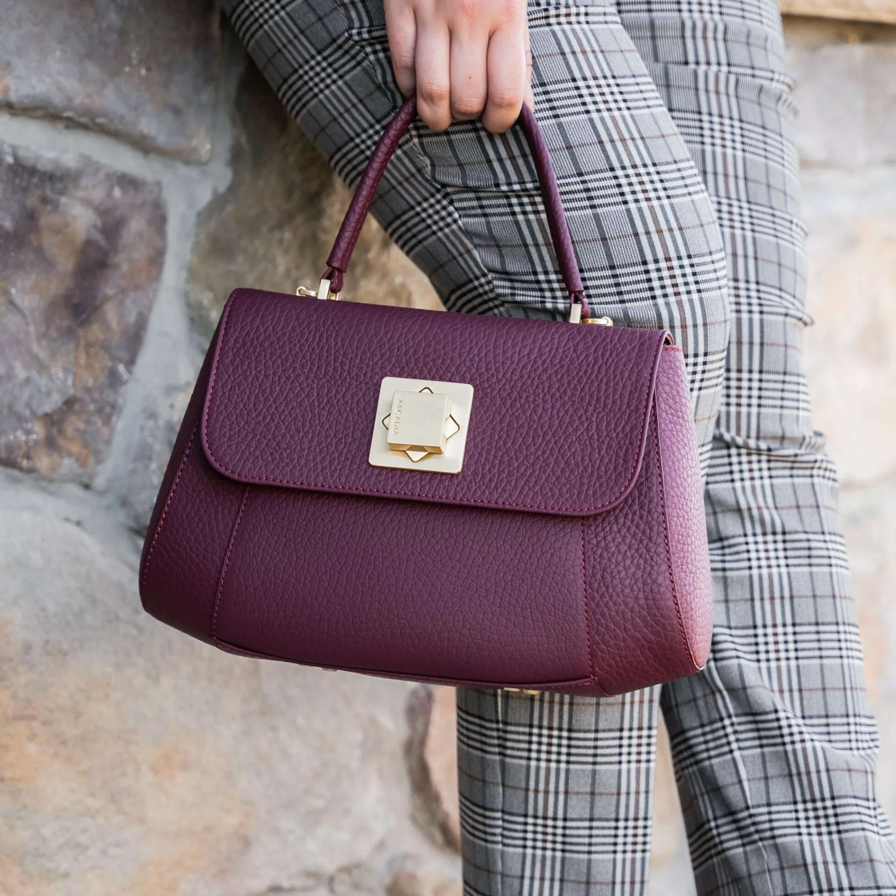 arcadia__bernadette_small_2.webp ARCADIA - Bernadette Small Satchel - Zod Mosta