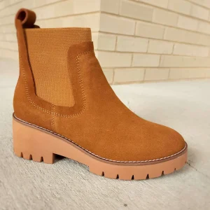 Blondo - Dyme - Olive Suede & Cognac Suede