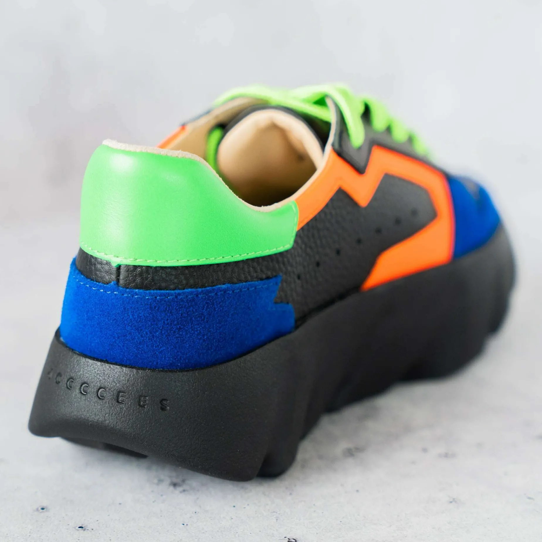 ccccees__turi_black_and_n_1.webp 4CCCCEES - Turi Black and Neon Platform Sneaker