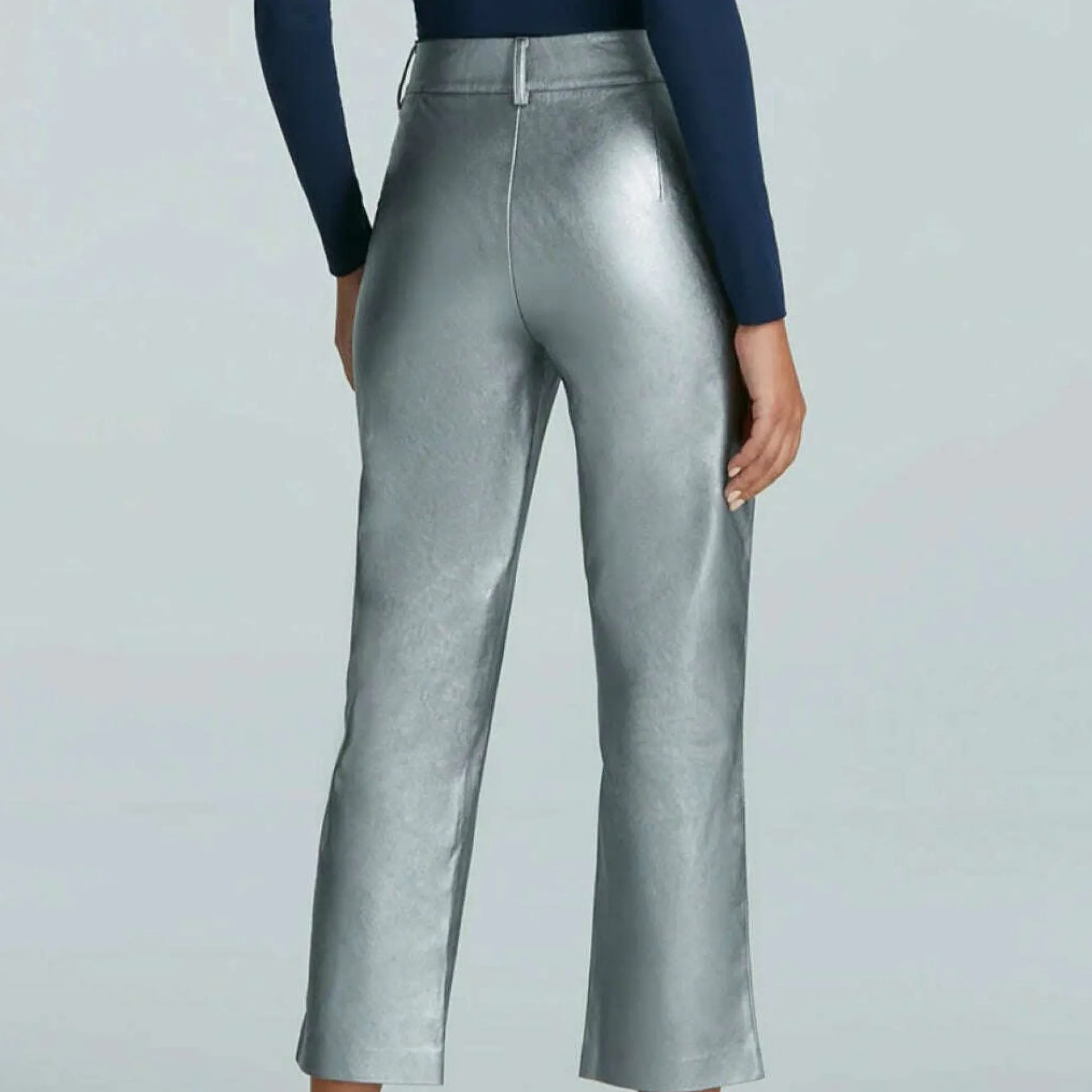 commando__faux_leather_po_1.webp Commando - FAUX LEATHER 5-POCKET Pant - Pewter