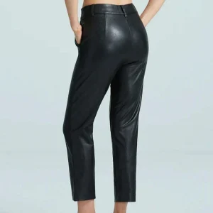 Commando - FAUX LEATHR 5-POCKET - Black