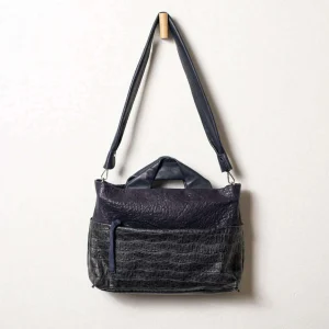 DANIELLA LEHAVI - Alexa Luxe Satchel Bag - Oxford Blue