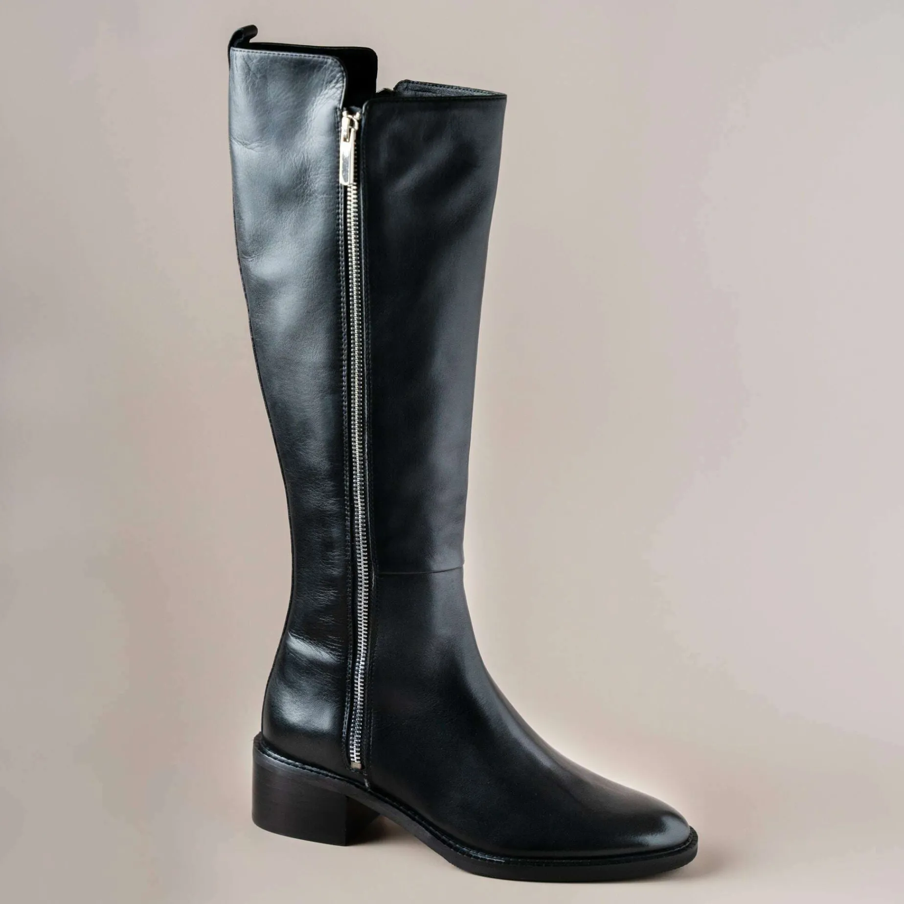 eos_kenzi_knee_high_boot__0.webp EOS- KENZI Knee High Boot - Black Flat Tall Leather
