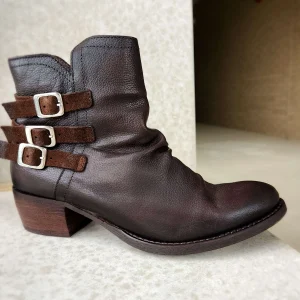 Eric Michael - Carlita Low Heel Buckle Boot