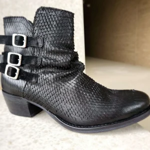 Eric Michael - Carlita Low Heel Buckle Boot