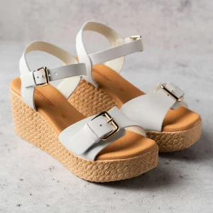 Eric Michael - Cheryl - Tan or White Leather