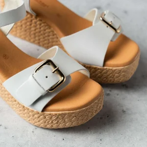 Eric Michael - Cheryl - Tan or White Leather