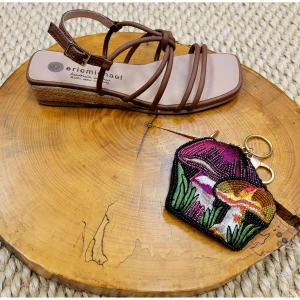 ERIC MICHAEL - ELIZABETH CASUAL COMFORT WEDGE SANDAL