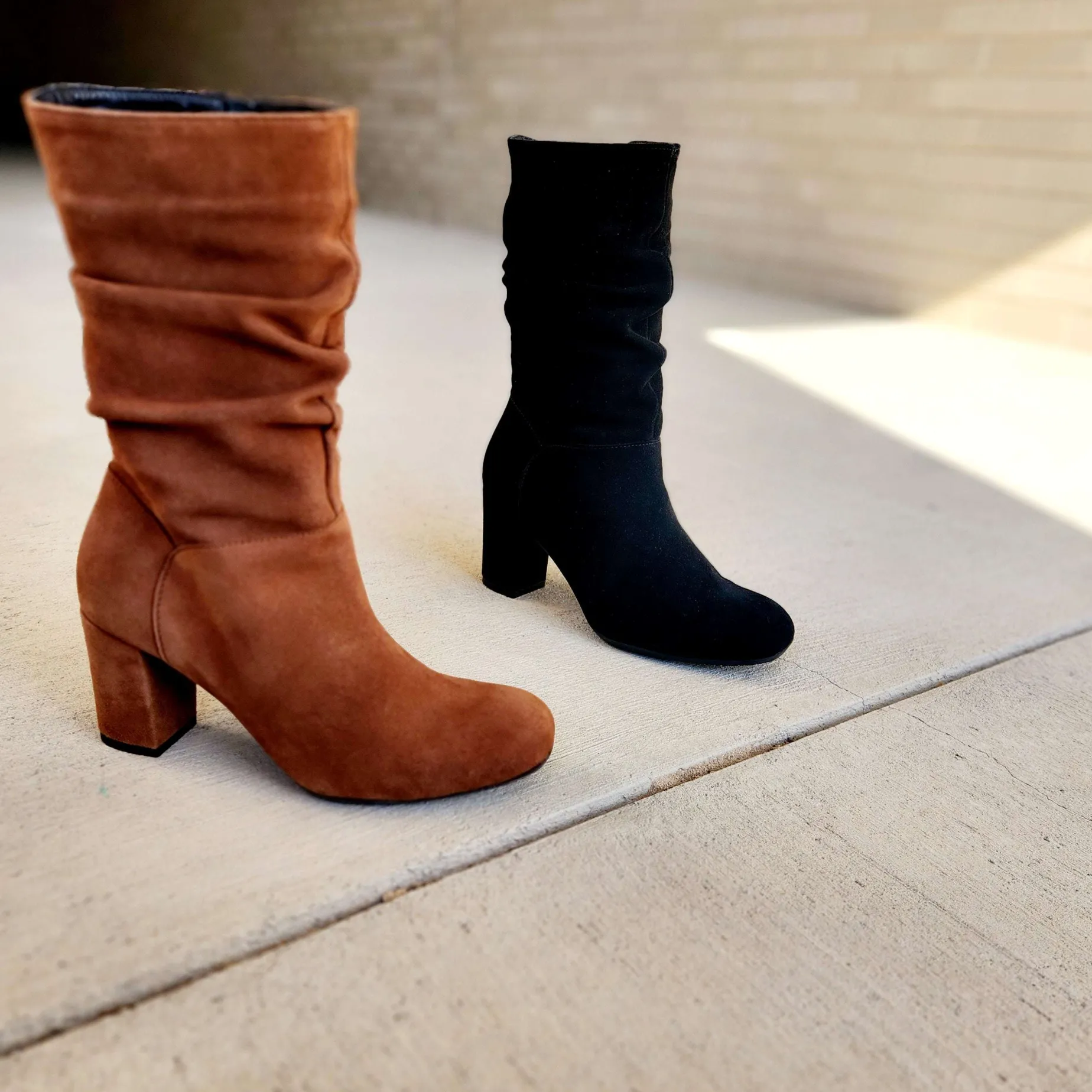 eric_michael__poppy_suede_0.webp Eric Michael - Poppy Suede Mid Calf High Heel Boot