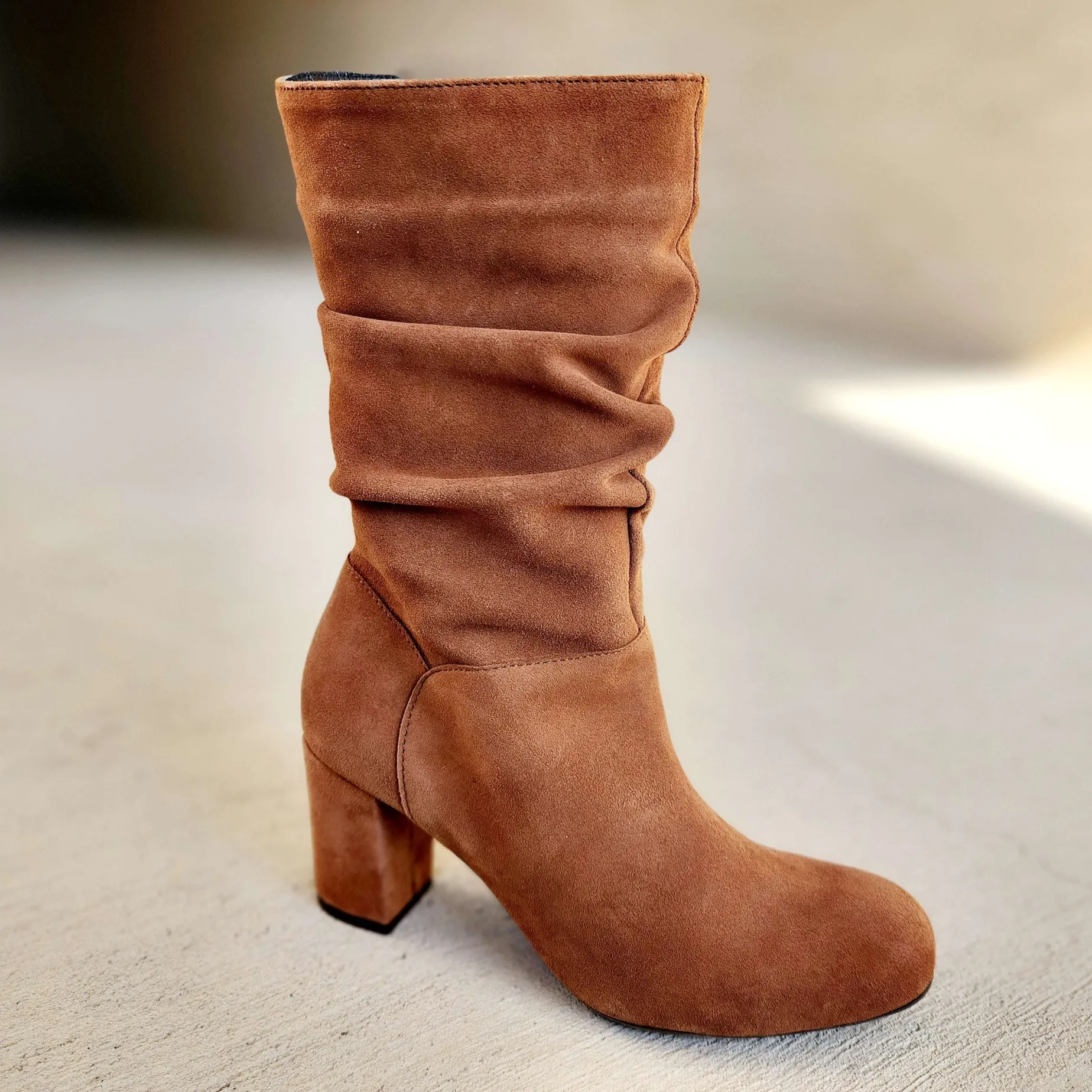 eric_michael__poppy_suede_1.webp Eric Michael - Poppy Suede Mid Calf High Heel Boot