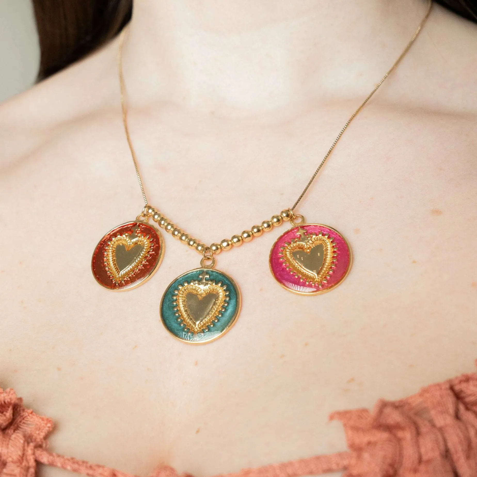 fenix__hearts_necklace_0.webp FENIX - Hearts Necklace