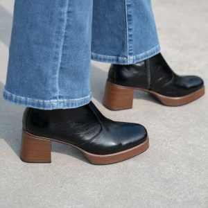 FLUCHOS - D9157 High Heel Platform Leather Boot