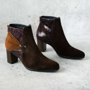 Fluchos - d8925 High Heel Suede Ankle Boots