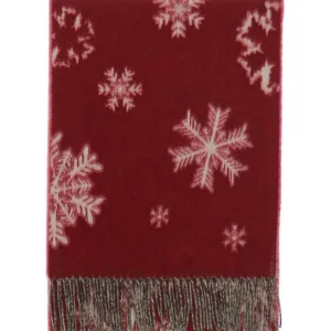 Fraas - Snowflake Scarf - Red