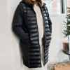 FREAKY NATION - Black Puffer Long Sport Jacket