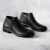 HELM - Black Leather Waterproof Boot
