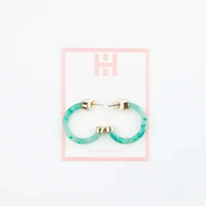 HOO HOOPS - Mini 1" AcrylicHoop Earings