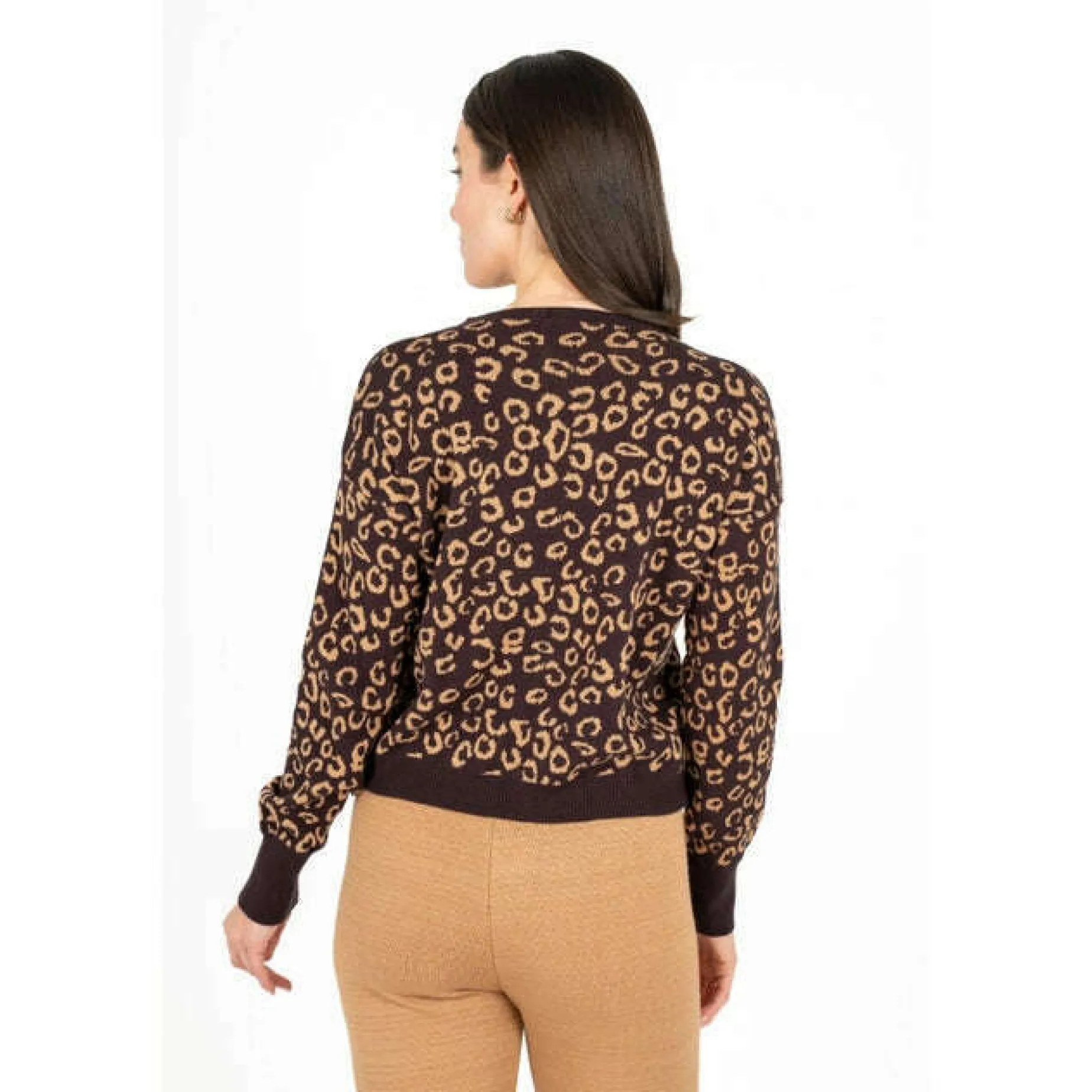 mmade_in_italy__leopard_k_2.webp M-Made in Italy - Leopard Knit Sweater - Brown