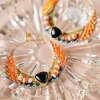 NAHUA - Cheri Hoop - Orange Metallic