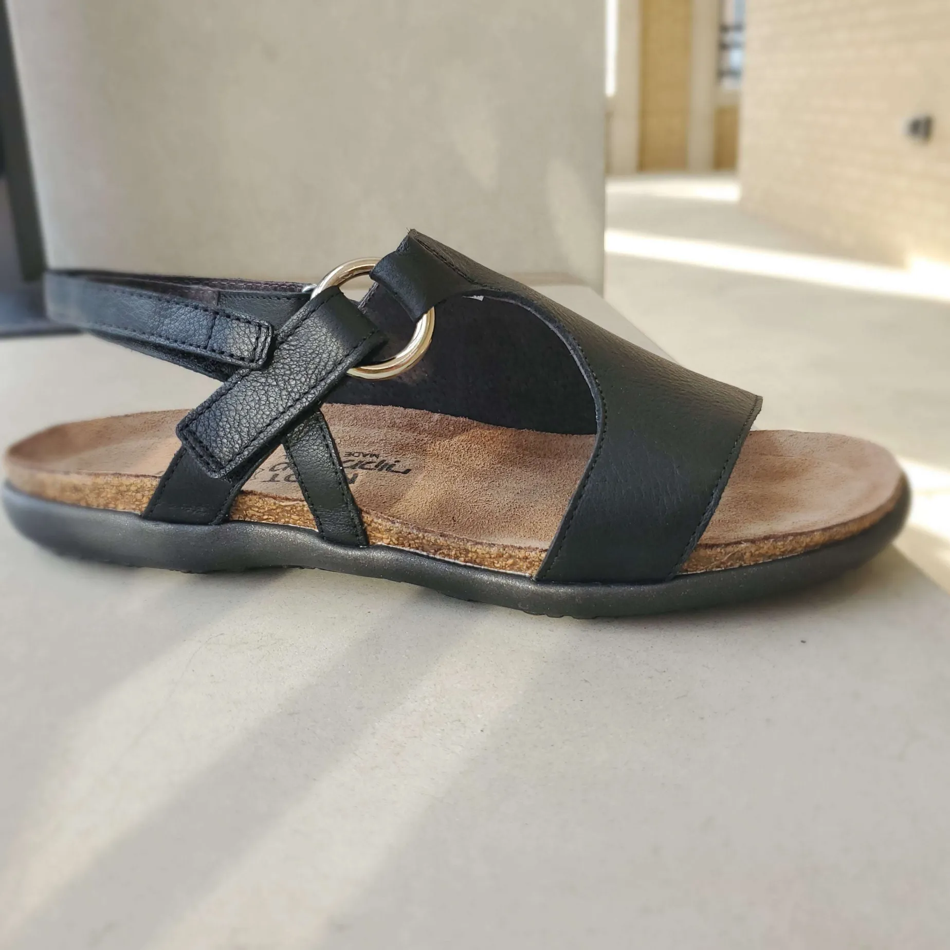 naot__olivia_flat_leather_2.webp Naot - Olivia Flat Leather Sandal