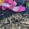 PELLE MODA - Ralli Pink Block Heel Sandal