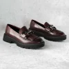 REGARDE LE CIEL- 06 Byron Burgundy Tassel Loafer