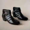 Regarde le Ciel - Stefany 389 Low Heel Leather Ankle Boot