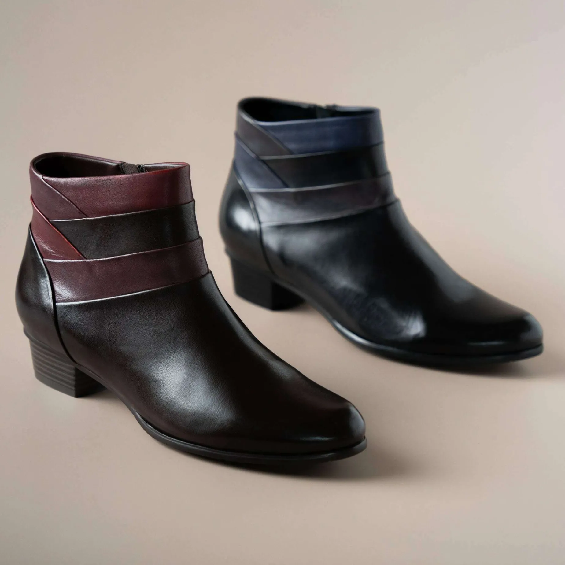 regarde_le_ciel__stefany__0.webp REGARDE LE CIEL - Stefany 390 Low Heel Leather Ankle Boot