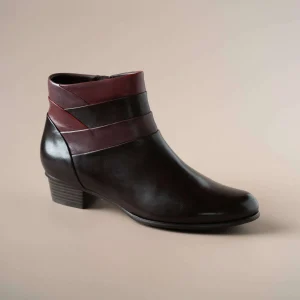 REGARDE LE CIEL - Stefany 390 Low Heel Leather Ankle Boot