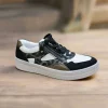 REMONTE - D0J04 White/Black/Animal Print Fashion Comfort Sneakers