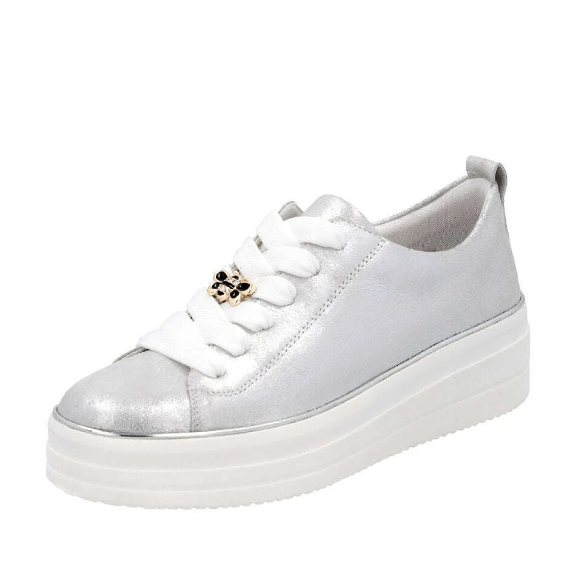 remonte_dc_silver_leather_2.webp REMONTE D1C03 Silver Leather Sneakers