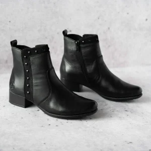 Rieker - 78657-00 Low Heel Ankle Boot
