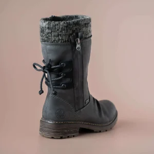 RIEKER - Z4756-45 - Grey Mid-Calk Waterproof Boot