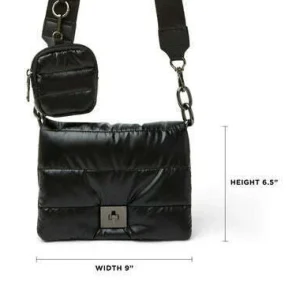 THINK ROYLN - Crosswalk Crossbody Bag in Black Pearl