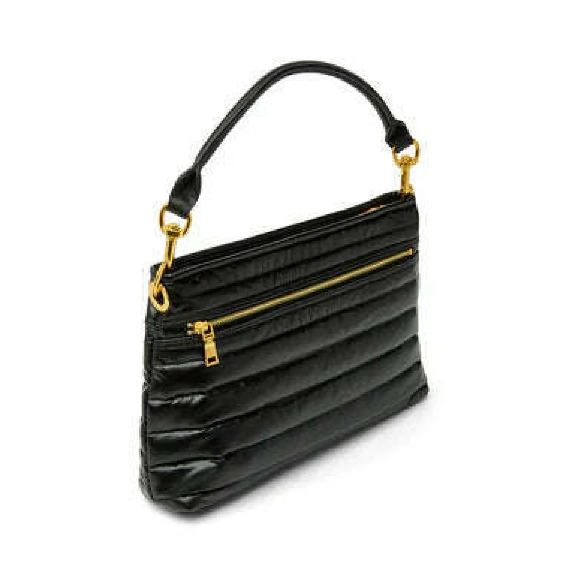 think_royln__downtown_div_2.webp THINK ROYLN - Downtown Diva Handbag in Pearl Black